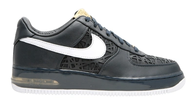 Pre-owned Nike Air Force 1 Max Supreme Bird's Nest In Dark Obsidian/white/metallic Gold