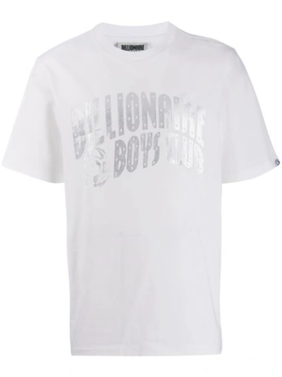 Billionaire Boys Club Logo-print Cotton-jersey T-shirt In White