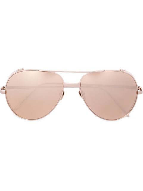 Linda Farrow Aviator Sunglasses | ModeSens