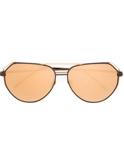 Linda Farrow '351' Sunglasses