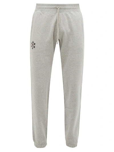 Reigning Champ Cotton-jersey Track Pants In Heather Grey
