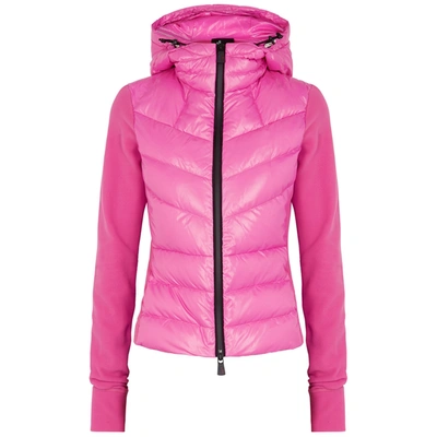 Moncler Grenoble Pink Shell And Fleece Jacket