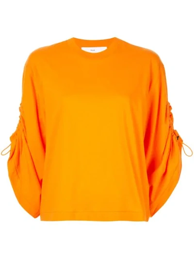 Toga Drawstring T-shirt In Orange