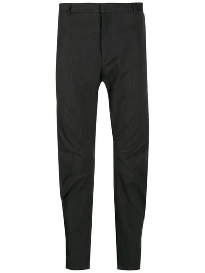 Lanvin Slim Fit Tapered Trousers In Blue