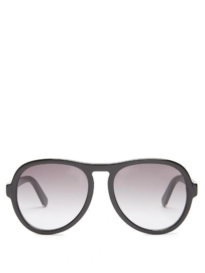 Chloé Aviator Sunglasses In Black