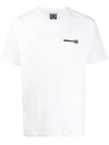 Les Hommes Urban Typography T-shirt In White