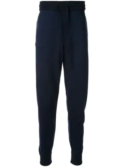 Brioni Drawstring Track Trousers In Blue