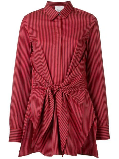 3.1 Phillip Lim Front Tied Stripe Shirt