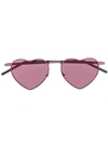 Saint Laurent New Wave Sl 301 Loulou Heart In Rosa