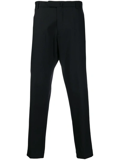 Dell'oglio Nagone Creased Cropped Trousers In Blau