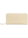 Comme Des Garçons All Around Zip Wallet In Neutrals