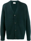 Acne Studios Relaxed Fit Cardigan In Green