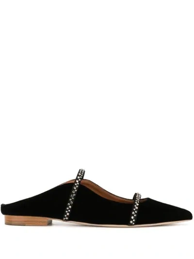 Malone Souliers Maureen Embellished Mules In Black