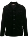 Aspesi Corduroy Shirt Jacket In Black