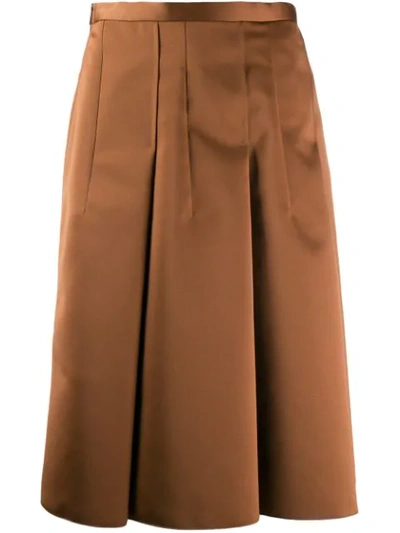 N°21 Gonna Tessuto Skirt In Neutrals
