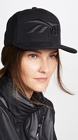Reebok X Victoria Beckham Embroidered Acrylic Blend Baseball Hat In ...
