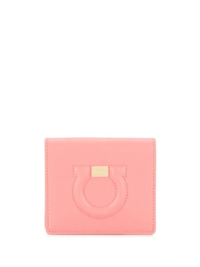 Ferragamo Gancini Cardholder In Pink