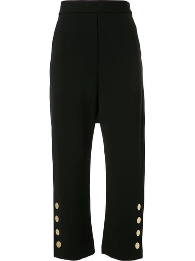 Ellery Cropped Trousers In Black