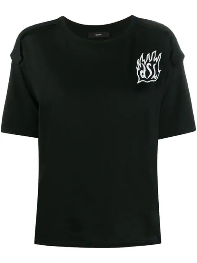 Diesel T-jacky-ya T-shirt In Black