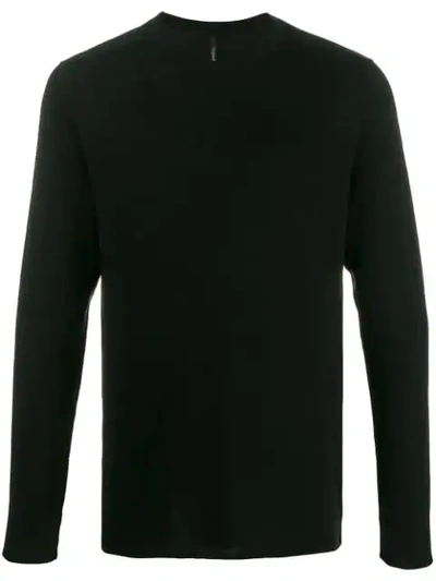 Transit Crew Neck Jumper In Black