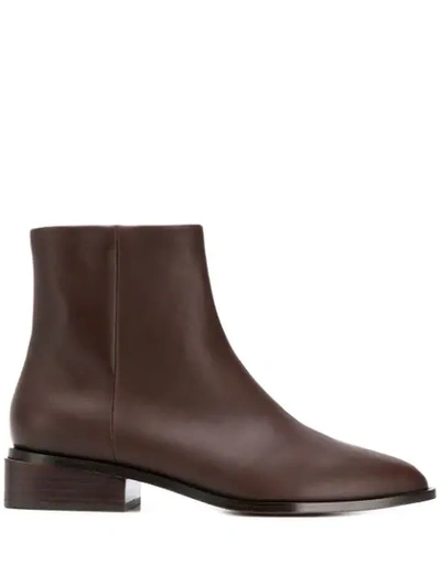 Clergerie Xenon Ankle Boots In Brown