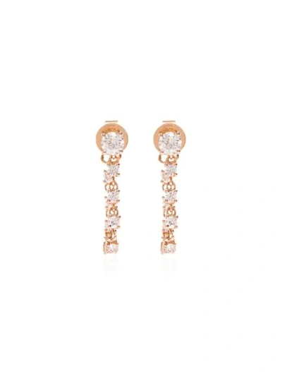 Anita Ko 18kt Gold And Diamond Loop Earrings