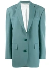 Acne Studios Traditional Menswear-inspired Tailored Jacket In Blue