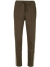 Isabel Marant Étoile Slim Fit Track Trousers In Green