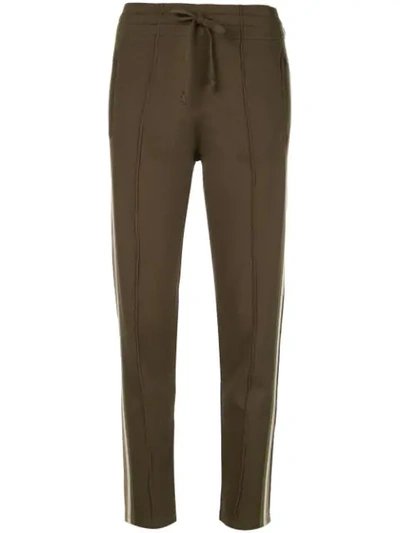 Isabel Marant Étoile Slim Fit Track Trousers In Green