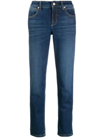 Cambio Slim Fit Jeans In Blue