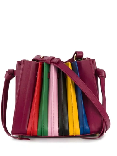 Sara Battaglia Franca Mini Shoulder Bag In Pink