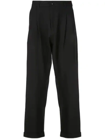 Second / Layer Loose Fit Trousers In Black