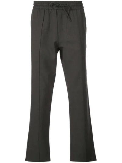 Second / Layer Drawstring Trousers In Grey
