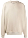 Acne Studios Flogho Sweatshirt In Neutrals