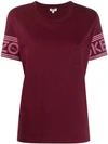 Kenzo Logo Sleeve T-shirt In Red