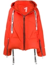 Khrisjoy Oversized Padded Jacket In Orange