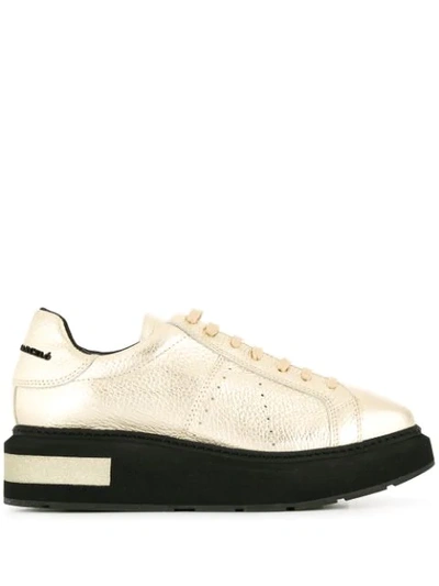 Paloma Barceló Platform Low Top Sneakers In Neutrals