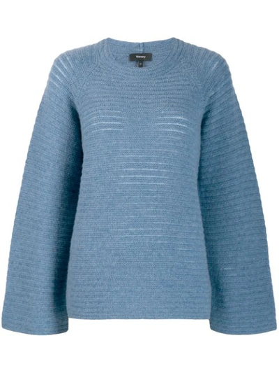 Theory Oversized Jumper In Blue