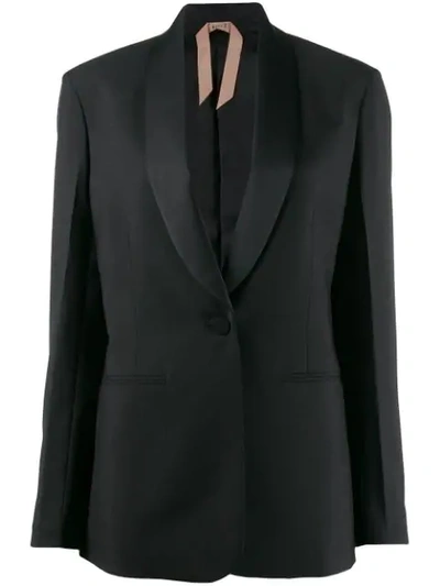 N°21 Shawl Collar Blazer In Black