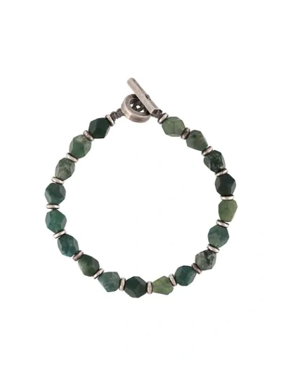 M Cohen The Axiom Bracelet In Moss Agate