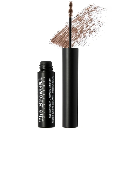 The Browgal The Instatint, Tinted Brow Gel With Microfibers In Brown Hair 02