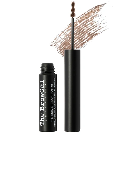 The Browgal Instatint Tinted Brow Gel With Microfibers In Light Hair 03