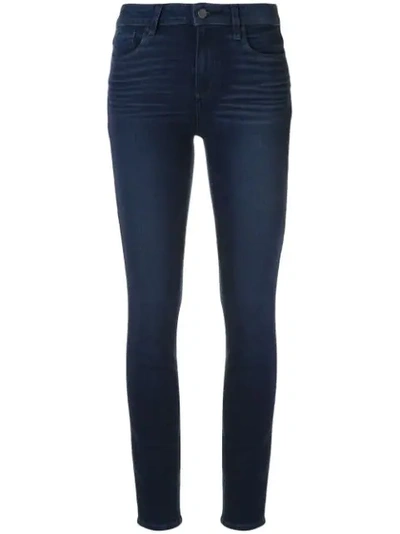 Paige Verdugo Transcend Mid-rise Ultra-skinny Extra-long Leggy Jeans In Telluride