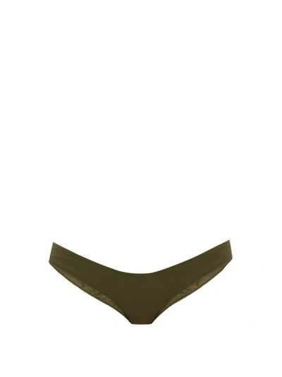 Melissa Odabash Mexico Low-rise Bikini Briefs In Army Green