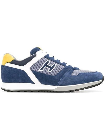Hogan H321 Suede Sneakers In Blue