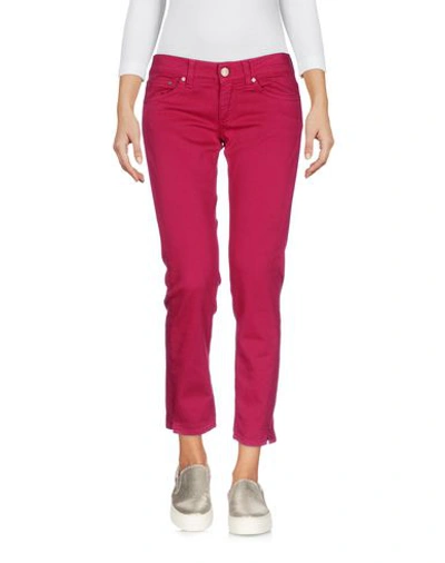 Dondup Denim Cropped In Pink