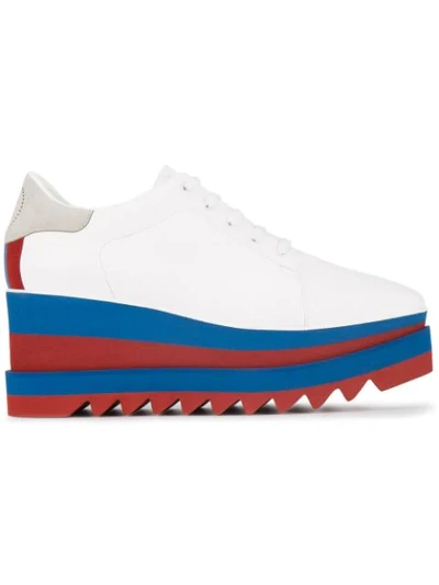 Stella Mccartney Sneak Elyse 75 Platform Sneakers In Multicolor