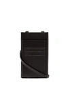 Bottega Veneta Maxi Intrecciato-leather Iphone Xs Max Pouch In Black