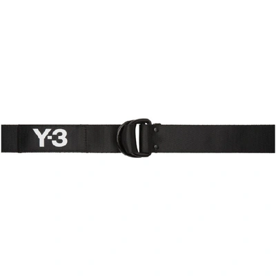 Y-3 Adjustable Buckle Belt In Black