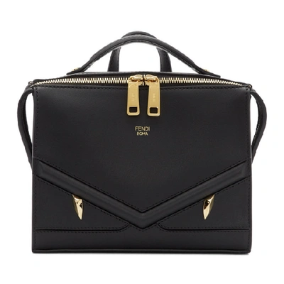 Fendi Black Bag Bugs Messenger Bag In F0kur.blk